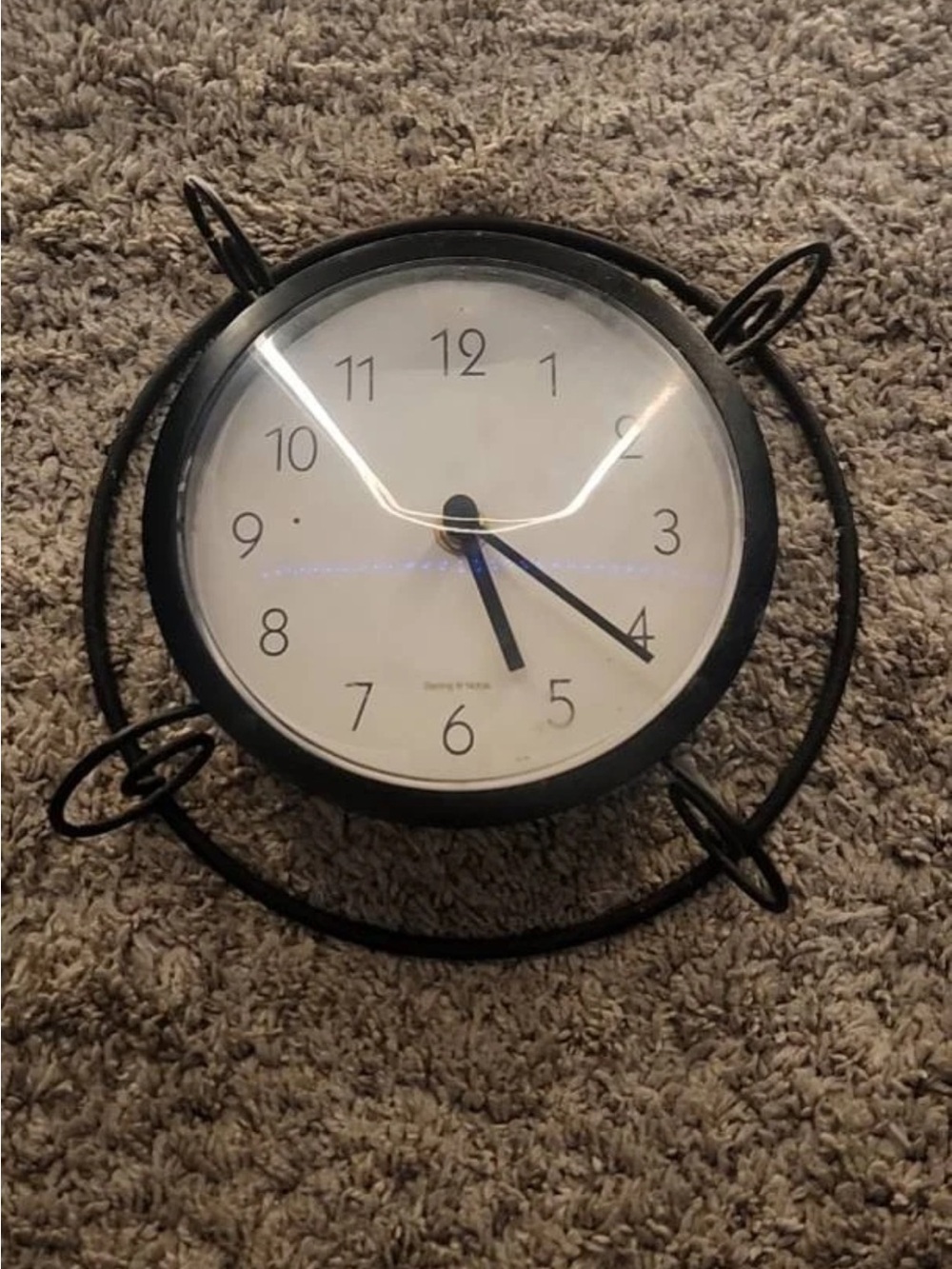 Taka Black and White Decorative Round Wall Clock